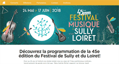 Desktop Screenshot of festival-sully.fr