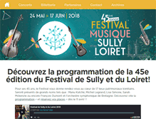Tablet Screenshot of festival-sully.fr